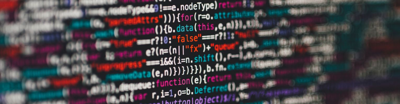 Image of lines of multi-colored software code.